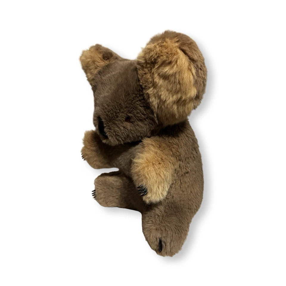 Vintage Life-Size Real Fur Koala Bear Plush 16.5” Australia Kangaroo Fur - RARE - Image 2 of 4