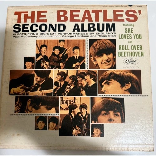 The Beatles Second Album 1964 US 1st Pressing T-2080 - 12" Vinyl Record