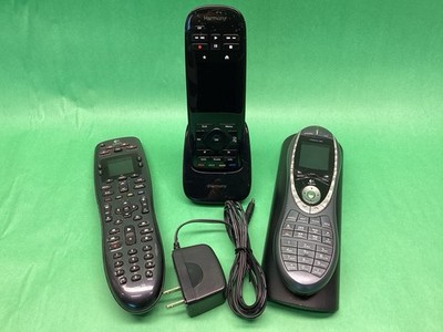 X3 Logitech Harmony 700 880 N-R0007 Universal Remote Controls LOT OF 3 UNTESTED