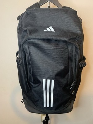 adidas Power VI Backpack Black White LoadSpring Straps Cordura School Laptop Bag