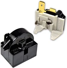1 pin QP2-4.7 Start Relay and Overload Kit for Mini Fridge,Compact Refrigerat...