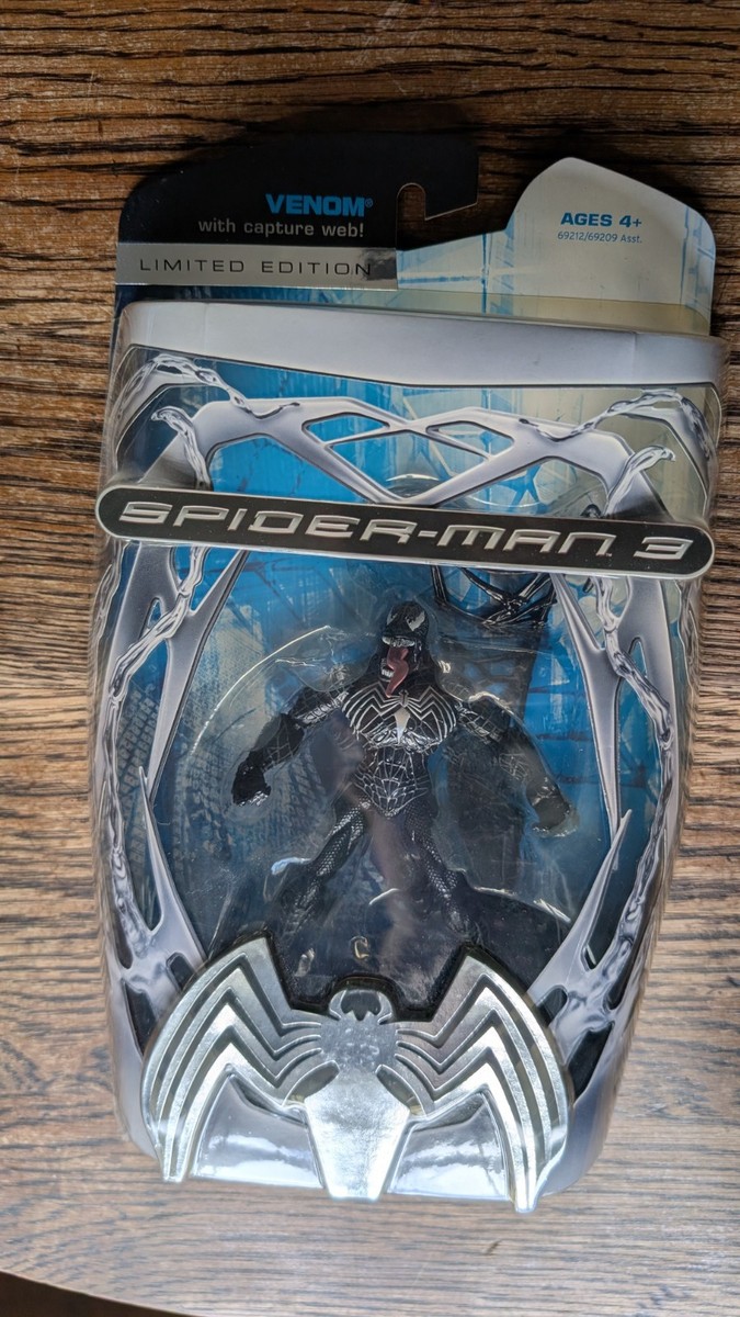 Hasbro 2007 Limited Edition Spiderman 3 Venom With Capture Web