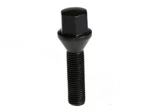 WHEEL BOLTS STUDS - 48mm extended bolt 12x1.5 CONICAL BLACK for BMW