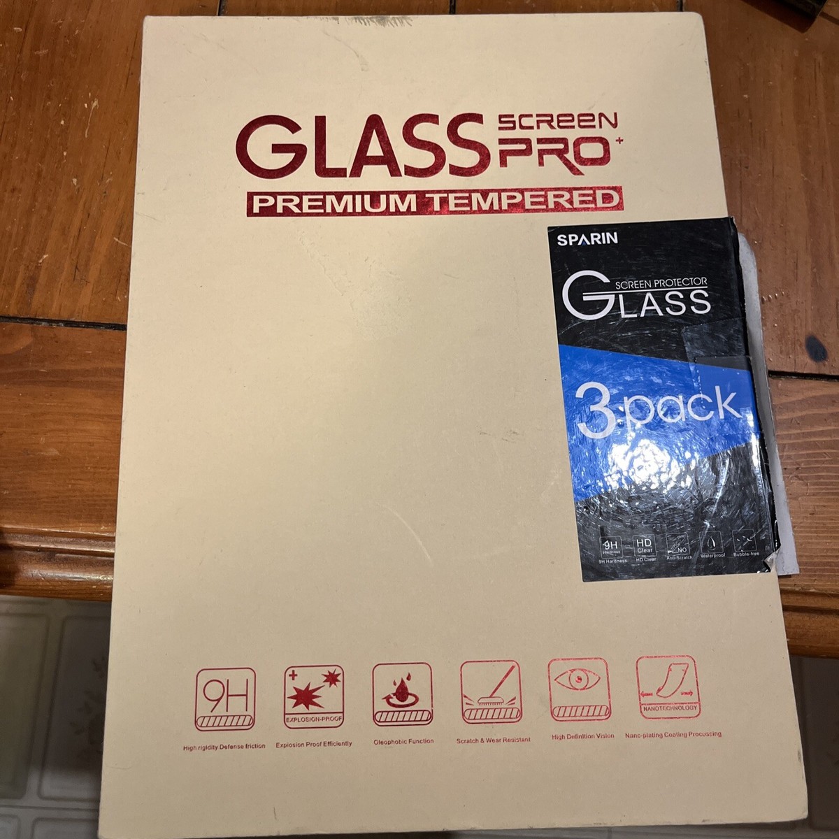 12inch Glass Screen Pro Premium Tempered Glass 3pack | eBay