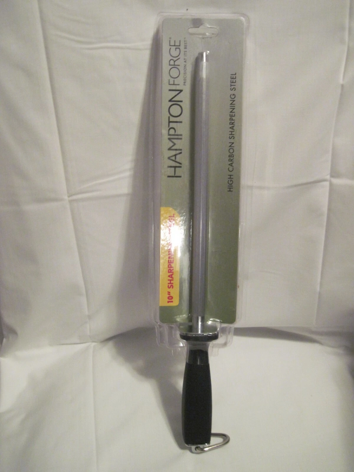 HAMPTON FORGE Cutlery 10" Knife Sharp Sharpener Sharpening Steel NEW & SEALED