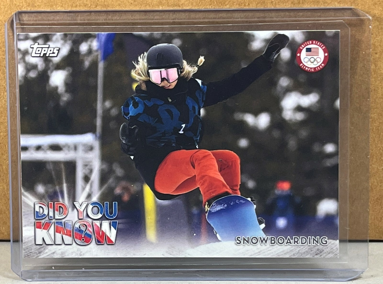 2018 TOPPS Winter Olympics #DYK-CK CHLOE KIM TEAM USA Did You Know