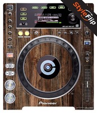 Pioneer CDJ-850 | Legno 3 | Decalcomania protettiva | Pelli StyleFlip
