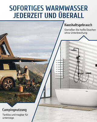 Durchlauferhitzer 2000 W NEU LPG 6L 8L 10L 12L 16L 18L Durchlauferhitzer Boiler EU-Händler Elektrisch Durchlauferhitzer Wasserhahn