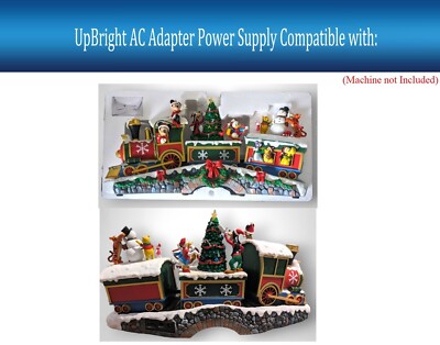 12V AC Adapter For Disney Animated Holiday Christmas Train Costco