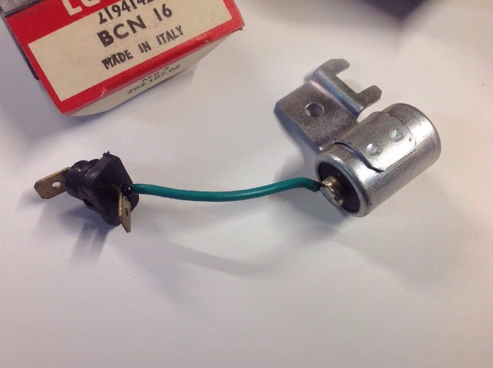 Condensador de ignição BMW 1600 2002 tii 1967-74 NSU VOLVO 140 P1800 1969 NOS Lucas - Imagem 2 de 3