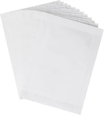 Basics Paper Shredder Sharpening and Lubricant Sheets - Pack of 12