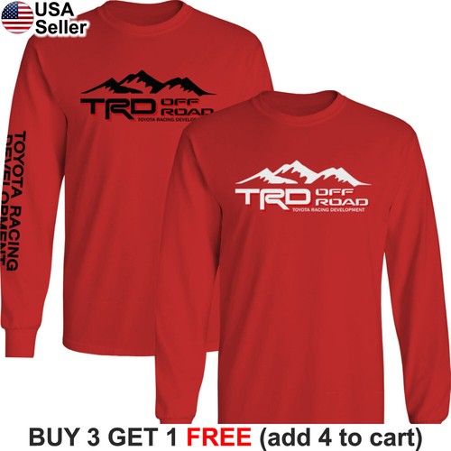 TRD Off Road Long Sleeve T-Shirt Toyota Racing Development Sport Truck BTY02 - Picture 13 of 22