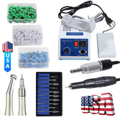 #ad #ad Dental Lab MARATHON III MICROMOTOR Electric 35000 RPM Handpiece Polishing Burs $14.90