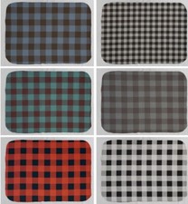 Buffalo Check Plaid Dish Drying Mat
