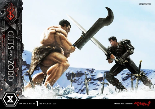 Prime 1 Studio GUTS VERSUS ZODD DELUXE VER BERSERK Resin Figure Statue L65CM - Bild 11 von 13
