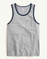 J. Crew slub cotton pocket tank top Large 49.50