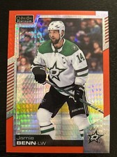 20/21 O-PEE-CHEE PLATINUM HOCKEY JAMIE BENN RED PRISM PARALLEL DALLAS STARS /199