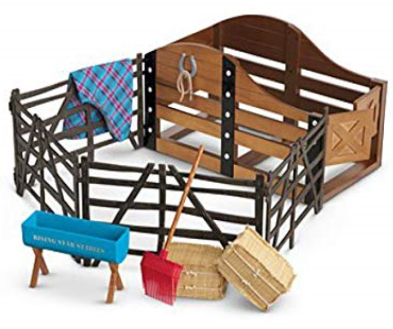 american girl horse stable set