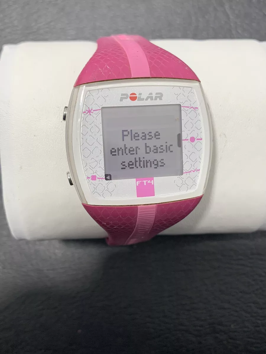 Polar FT4 Pink Fitness Running Watch New Battery B600