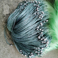 Rete da Pesca Affondamento 3 Strati Reti Pesca GillNet con Pesi Piombo Rete Adesiva