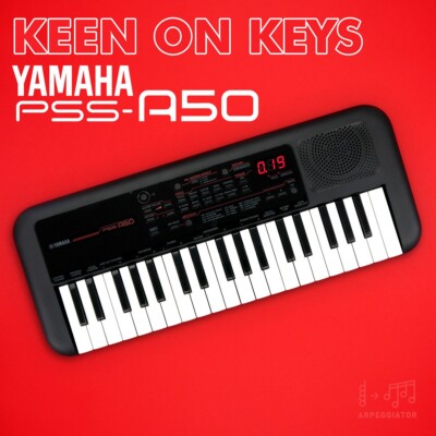 Yamaha PSS-A50 37-Key Portable Digital Synth Keyboard NEW Japan