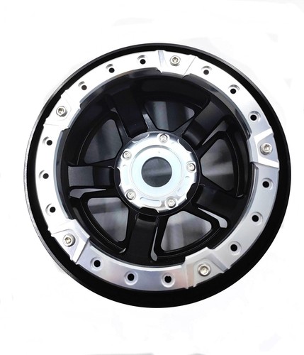 KEBEILEE CNC Alu wheel For PROLine 4.3"tire For LOSI DBXL&ARRMA Kraton 8S Black - Picture 15 of 15