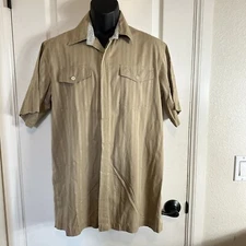 VTG Polo Ralph Lauren Men S/S Button Front  Size L