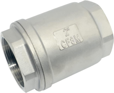 #ad 2quot; NPT Female WOG1000 Check ValveSpring Loaded In Line Low Cracking PressureSt $29.99