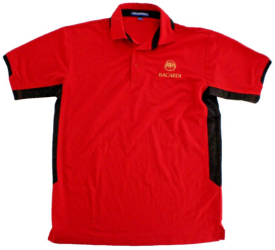 Bacardi Logo Embroidered Polo - Size M