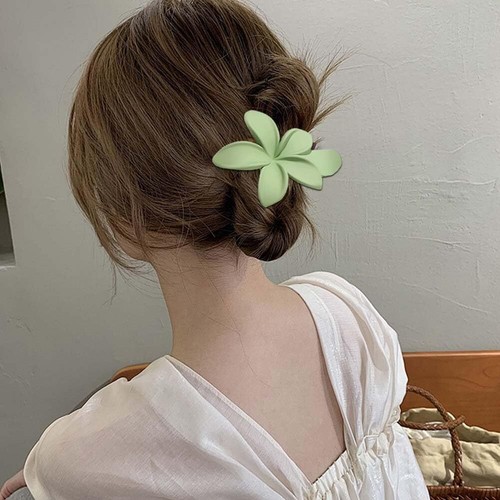 4PCS Flower Hair Clips for Women Matte French Elegant Hair Barrette Cute Non-... - Picture 5 of 6