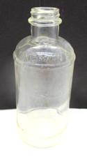 Antique, 7'', Clear, Waterman's, Master Ink Bottle, Made in USA