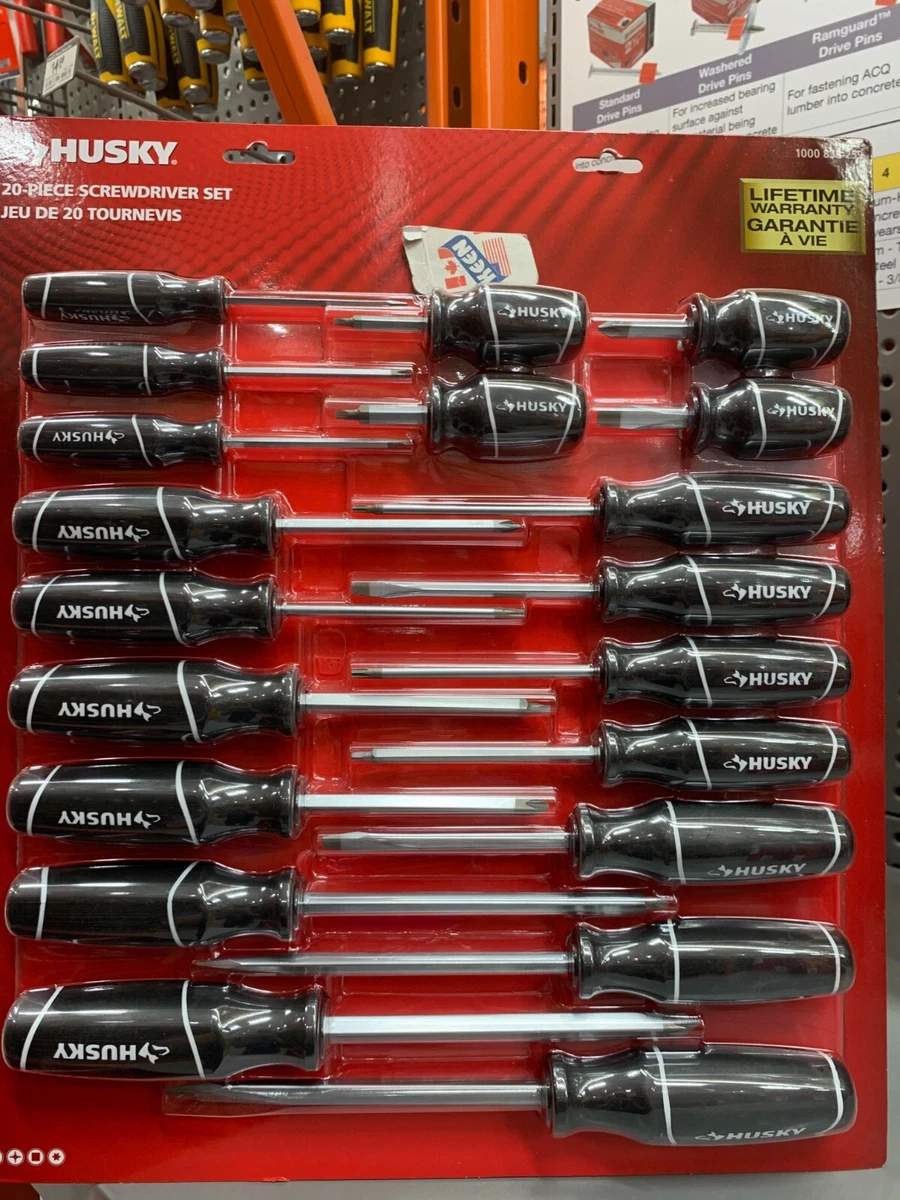 Husky 20 piece magnetic screwdriver set deals