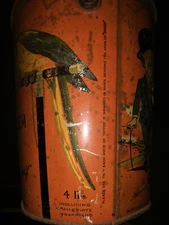 Vintage Tin Litho Box Sharp Super Kreem Toffee Edward Sharp & Son England 1940