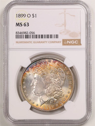 1899-O $1 Morgan Silver Dollar MS63 NGC 8346982-056