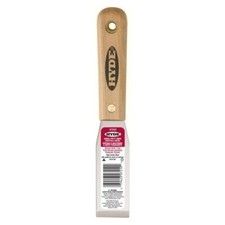 Hyde - Extra Heavy-Duty Stiff Hardwood Handle Chisel Putty Knife, 1.25" #07210
