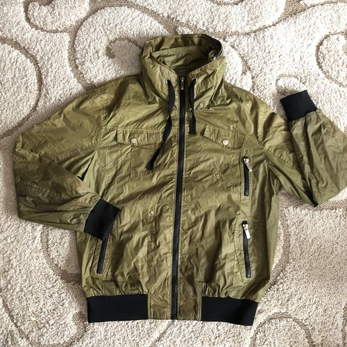 D-Lux Denim Brand Mens Jacket Olive 3XL 
