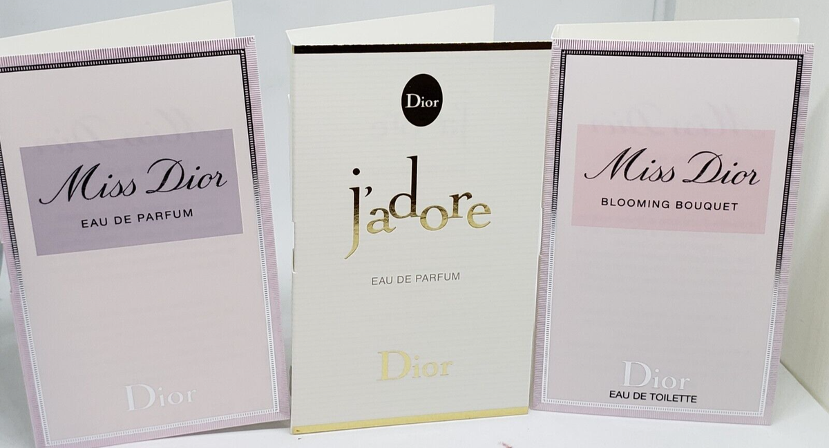 Miss Dior edp jadore blooming bouquet edt 1 ml each carded eau de