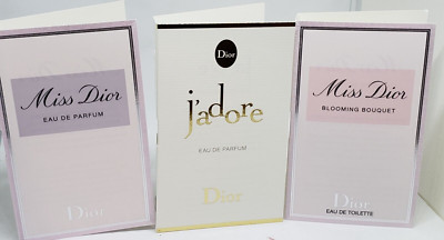 Miss Dior edp jadore blooming bouquet edt 1 ml each carded eau de parfum toilett