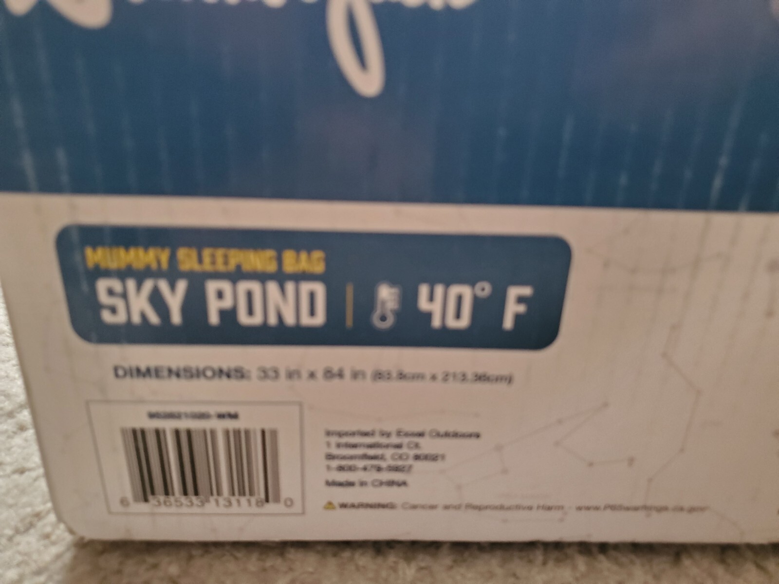 SLUMBERJACK 40F SKY POND MUMMY SLEEPING BAG 40 degrees eBay