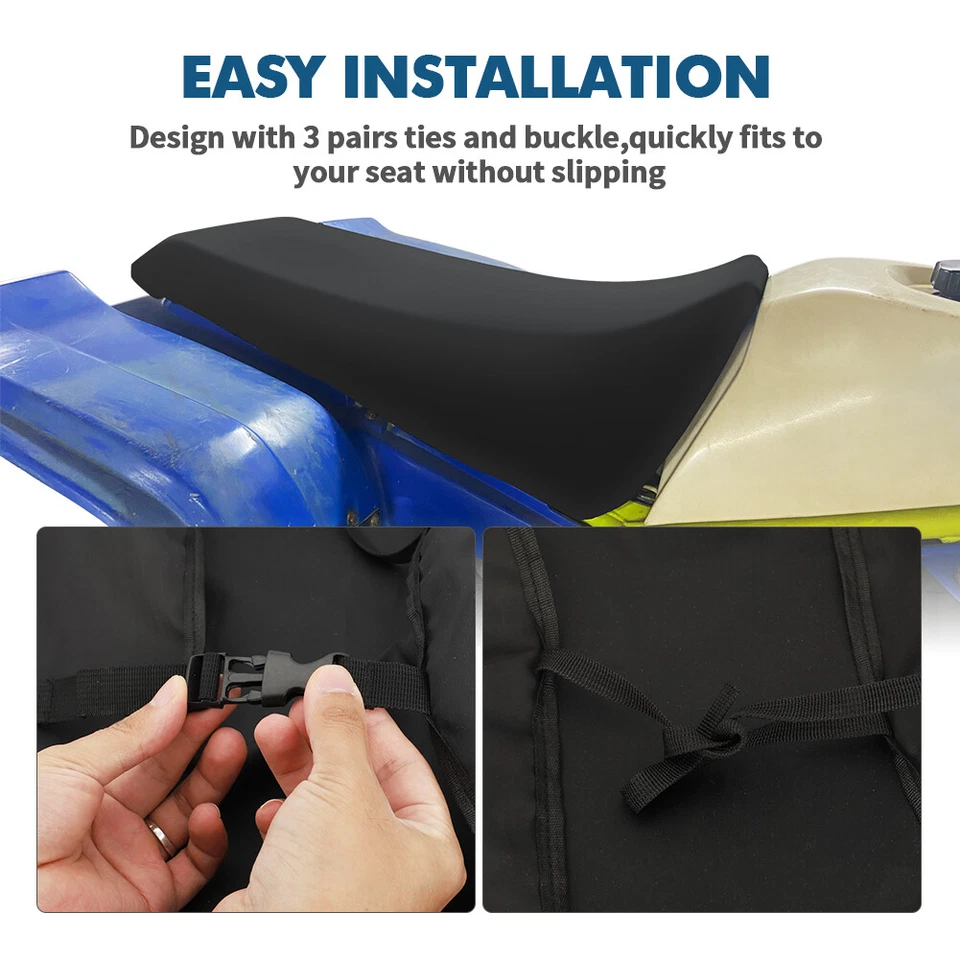 Funda de asiento impermeable transpirable para Yamaha Kodiak 400 Grizzly 350 700 Bruin 350 Foto 3 de 4