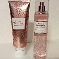 Bath & Body Works 2-pc Pure Wonder Perfume Mist and Body Cream