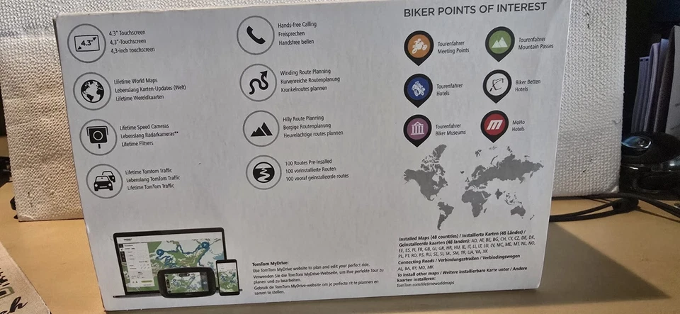 TomTom Rider 450 Motorrad Navigationsgerät - Bild 4 von 4