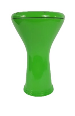 Doumbek Drum Darbuka, Professional Aluminum Cast, Bavly Music,17'' Green Blemish.