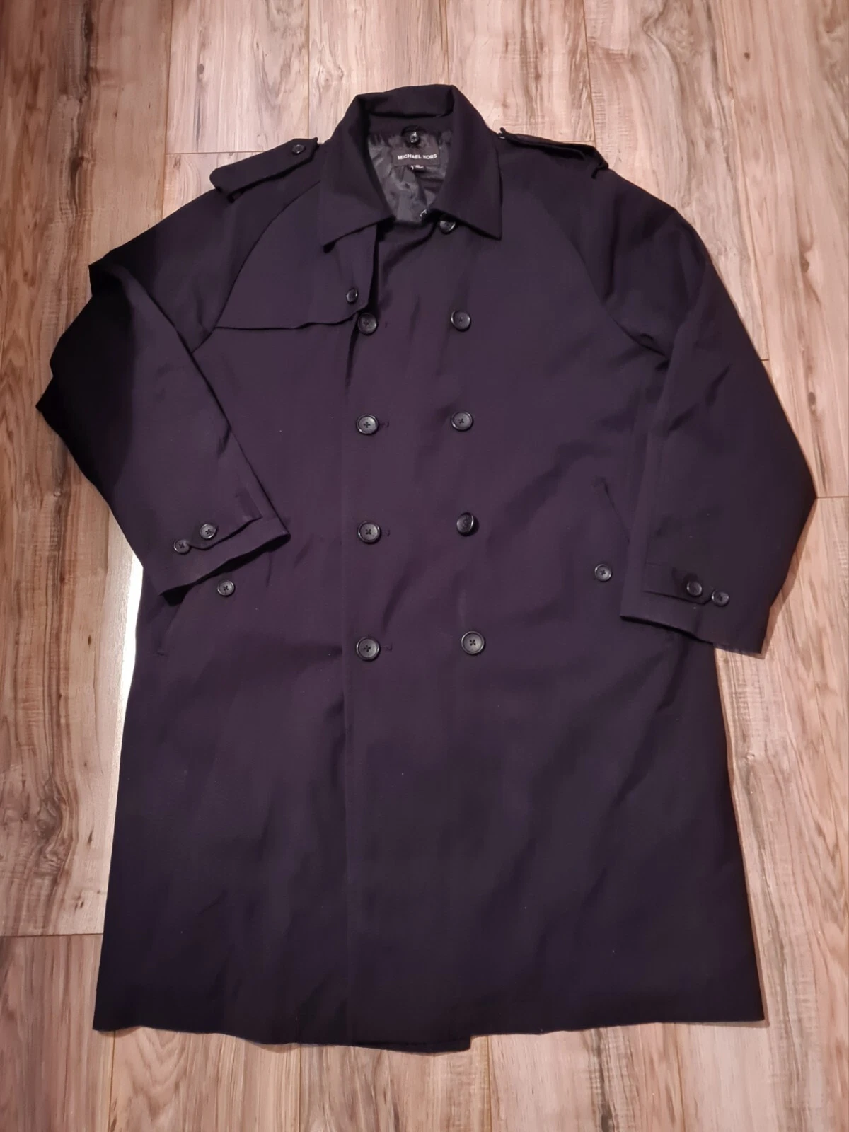 Cappotto nero Michael Kors da uomo taglia 46L (L2)