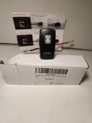 LED Stereo Rocker Switch 12v 20A DC. BOAT,A CAR ATV. B133 | eBay