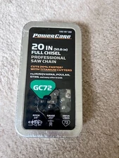 🔥PowerCare GC72 20 Inch Full Chisel Professional Saw Chain GC72🔥