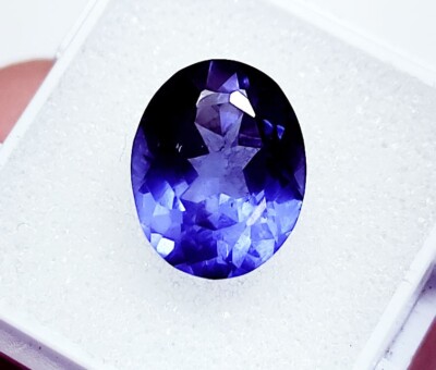 Natürliche Tansanit 9.80 Karat Zertifiziert Oval Schliff Lose Edelstein Mit Frei