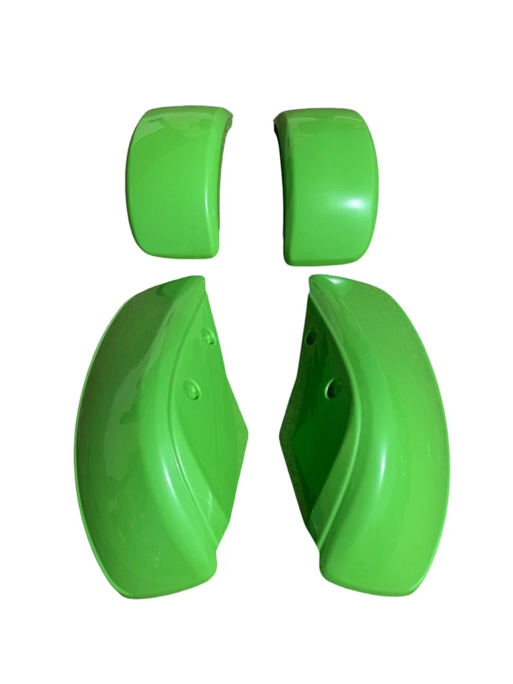 NUEVO JUEGO GUARDABARROS DELANTERO Y TRASERO HONDA FL250 ODYSSEY FL 250 77 - 84 PLÁSTICO VERDE Foto 3 de 4