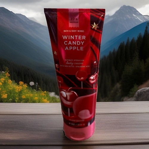 Bath and Body Works WINTER CANDY APPLE ultimative Feuchtigkeitskörpercreme 8 Oz. NEU