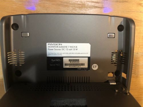 invision 7 tft lcd dvd monitor manufacturer